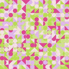 Abstract Geometric Pattern generative computational art illustration