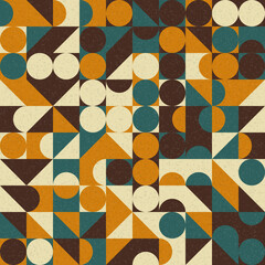 Abstract Geometric Pattern generative computational art illustration