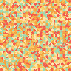 Abstract Geometric Pattern generative computational art illustration