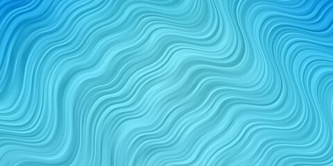 Light BLUE vector background with lines.