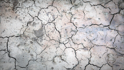 Dried mud texture. Drought and climate change