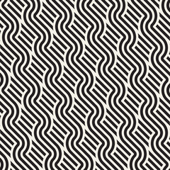 Vector seamless pattern. Modern stylish abstract texture. Repeating geometric tiles