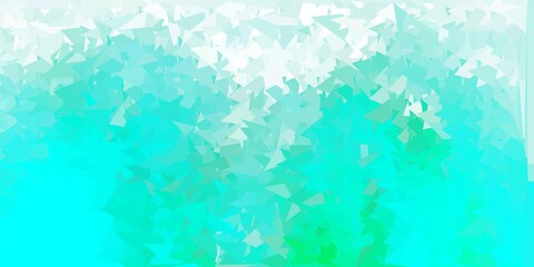 Light green vector poly triangle texture.