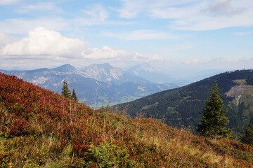 Planai mountain in Schladming, Austria