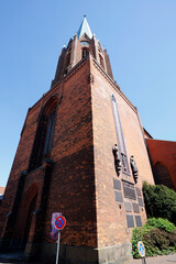 Die St. Petrie Kirche in Buxtehude. Buxtehude, Hansestadt, Niedersachsen, Deutschland, Europa  --...