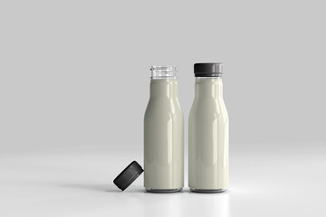 Beverage Bottle with Blank Label