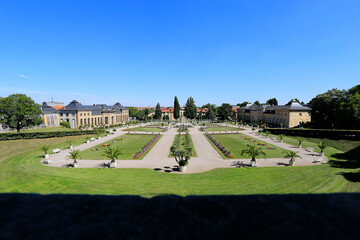 Orangerie von Schloss Friedenstein in Gotha. Garten, Park, Gotha, Thueringen, Deutschland, Europa  ---
Orangery of Friedenstein Castle in Gotha. Garden, park, Gotha, Thuringia, Germany, Europe 