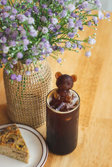still life with flowers