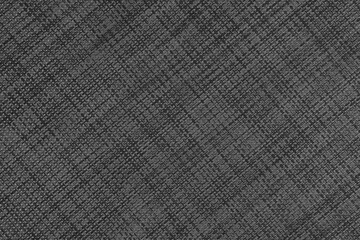 Fototapeta na wymiar Textured gray black braided plastic material with a diagonal geometric weave