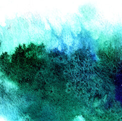 Hand drawn watercolor abstract background