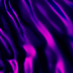 Obraz premium Iridescent vibrant liquid background texture. Fluid Colorful waves abstract render. Shiny acid with smooth folds like waves on a liquid surface.