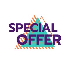 special offer Sale discount Deal Promotion price Tag sign shop retail business Vector illustration