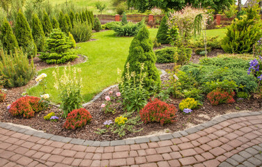 Obraz premium Garden 2 near Krasnobrod. Poland