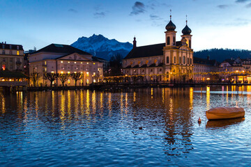 Fototapeta premium Lucerne at Dusk