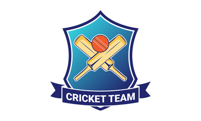 Cricket league logo. Creative cricket icon logo vector.	