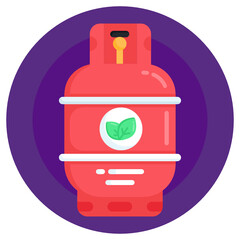 
Have  a look at this flat rounded premium icon of biogas 

