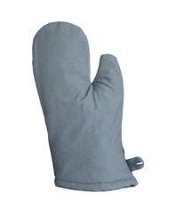 Oven glove for hot dishes isolated on white