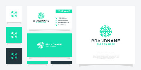 Modern vector graphic of abstract flower perfect for beauty, fashion, etc.