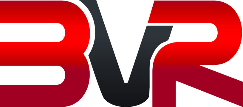 BVR Logo Design, RVB Text Logo Design