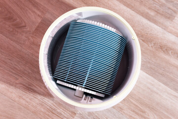 Air purifier in the room. Air washing system.