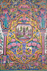 UNESCO World Heritage Site, Kacheln, Shitaz, Iran, Middle East