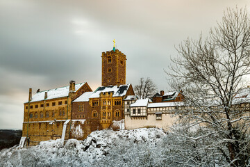 The Wartburg Castle in Thuringia Germany