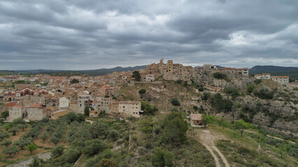 Fototapeta na wymiar Pinell de Bray municipality of Terra Alta, Catalonia