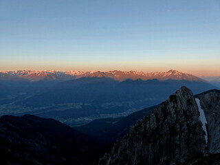Freiungen long distance trail, mountain hiking in Tyrol, Austria