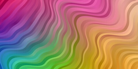 Light Multicolor vector pattern with lines.