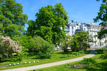 Fototapeta premium Vienna, Austria - July 25, 2019: University of Vienna Botanical Garden