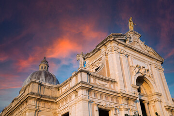 Basilica porziuncola a santa maria degli angeli, umbria