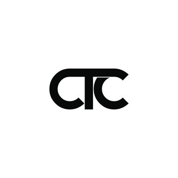 ctc letter original monogram logo design