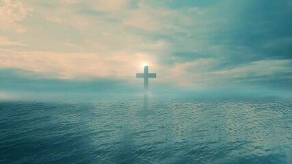 Christ Cross Faith Power Worship Christianity Easter Loop