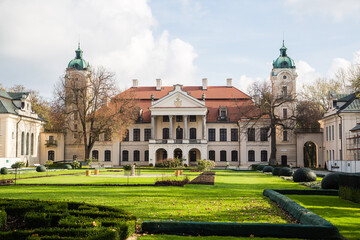 Obraz premium Zamoyski Palace at Kozlowka near Lublin, Poland