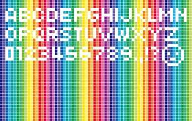 ドットで描こう！カラフルなドット絵ベース01 縦01