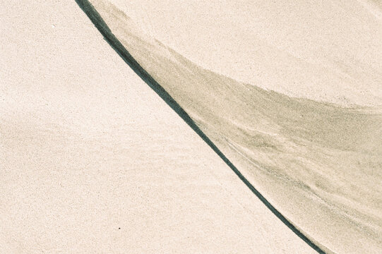 Abstract pattern in the sand