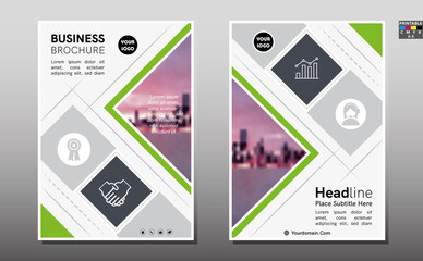 Business Brochure Design Template in A4, Annual Report, Magazine, Poster, Business Presentation, Portfolio, Flyer, Banner.