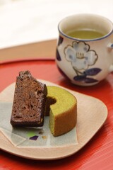 スイーツとお茶