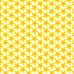 cute yellow flower pattern