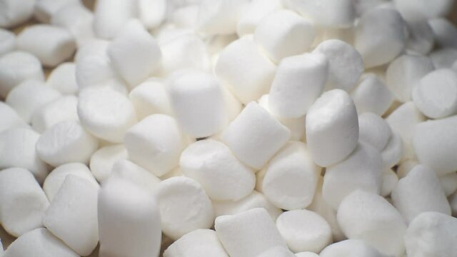 sweet food background.small marshmallows close up.