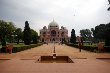 Fototapeta premium La tombe de Humayun, Delhi, Rajasthan, Inde