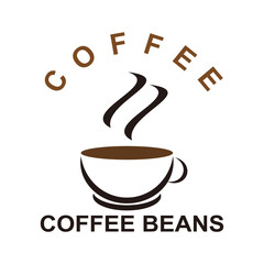 Coffee mug icon design template vector illustration