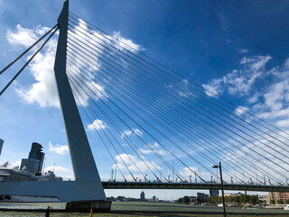 bridge in blue sky