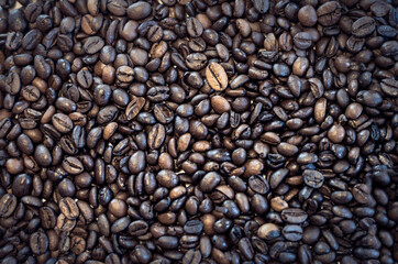 Cafee beans  ziarna kawy - obrazy, fototapety, plakaty
