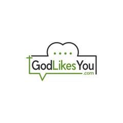 Chat Church Text Logo Design