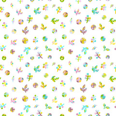 Abstract plant crayons hand draw illustrations. Seamless pattern. Neon rainbow colors. Crayons pastel. Children, kids sketch drawing. Fashion modern style. Endless fabric print.