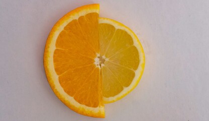 orange citrus slice on background vegan vegeterian healthy	