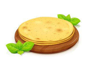Corn tortilla for taco and burrito.