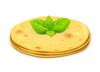 Corn tortilla for taco and burrito.