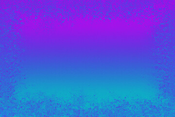 Fototapeta na wymiar An abstract cool tone gradient grunge border background image.